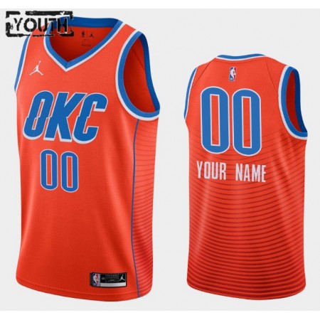 Maillot Basket Oklahoma City Thunder Personnalisé 2020-21 Jordan Brand Statement Edition Swingman - Enfant